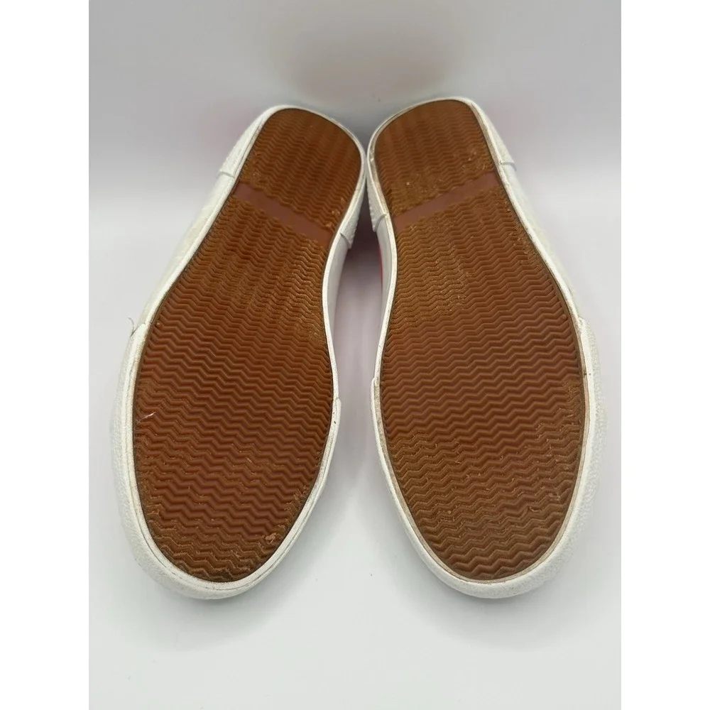 Polo Ralph Lauren Pink Canvas Low Top Sneakers Size 7 Logo Accent